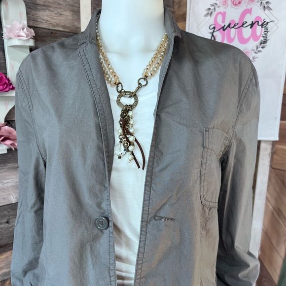 Urban Outfitters BDG. Light Weight Blazer Style Shacket Jacket Front Pockets 💗 - Picture 6 of 9